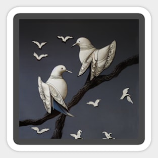 Doves Sticker